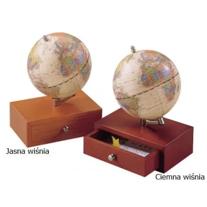 Picture Name card holder with decorative globe