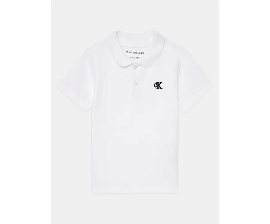 obrazek 1 Calvin Klein Jeans Polo Summer IN0IN00170 Biały Regular Fit