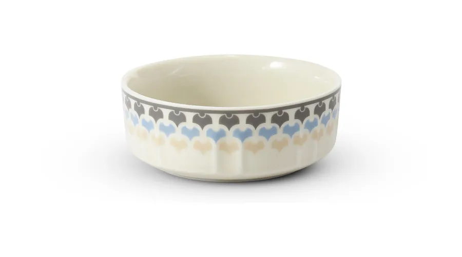 obrazek 1 Stylowa porcelanowa miska śniadaniowa w kolorze kości słoniowej – wariant 2 - Leander