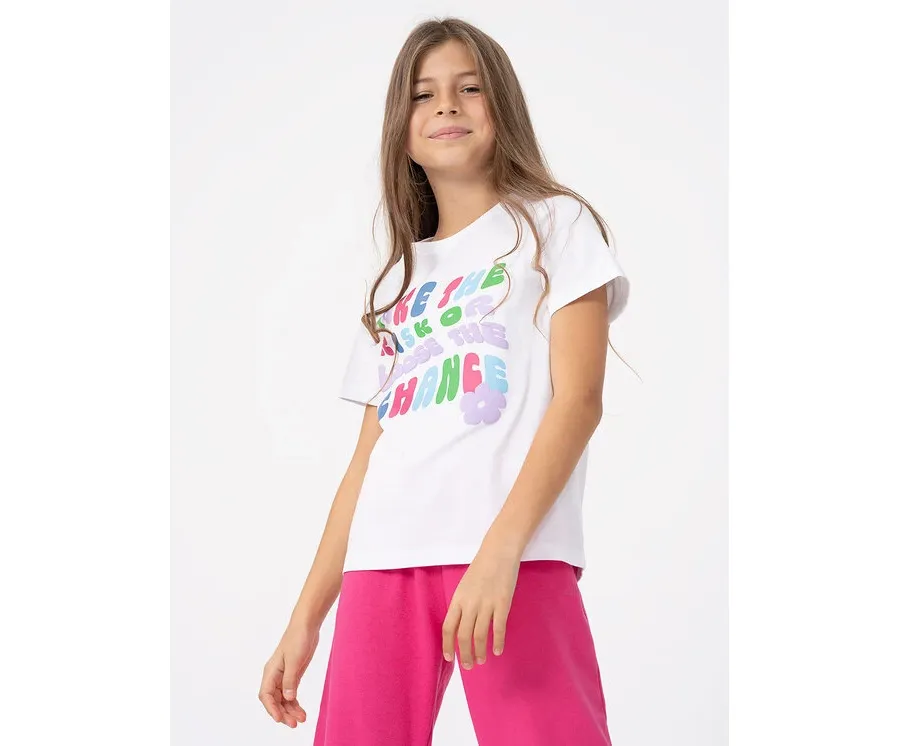 obrazek 1 4F T-Shirt 4FJAW23TTSHF0826 Biały Regular Fit
