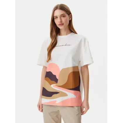 Zdjęcie Columbia T-Shirt Rolling Bend™ Graphic 2120031 Biały Oversize
