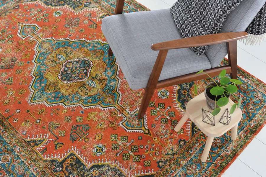 picture 2 Luxurious colorful classic Vintage rug - BIDJAR 54000