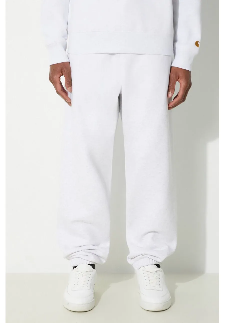 obrazek 1 Carhartt WIP spodnie dresowe Chase Sweat Pant kolor szary melanżowe I033667.00JXX