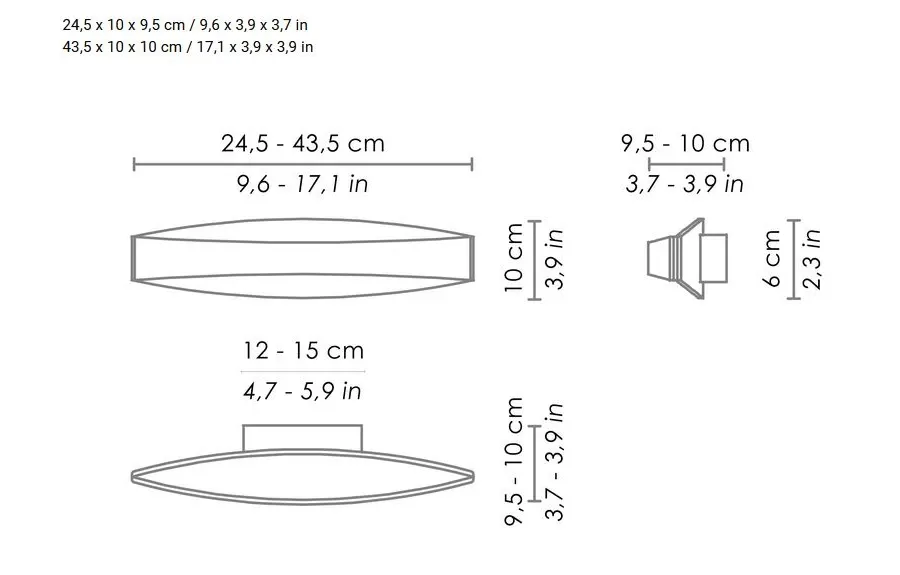obrazek 4 Elegancka lampa ścienna, kinkiet Bridge