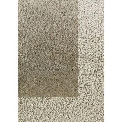 Picture Subtle beige smooth carpet - TWINSET BORDER IN LOOP PILE 21301
