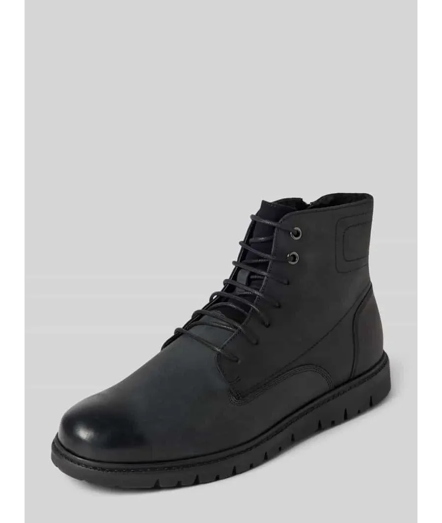 obrazek 1 Buty skórzane z ozdobnymi szwami model ‘GHIACCIAIOD’