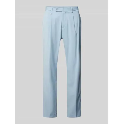 Zdjęcie Spodnie do garnituru o kroju regular fit z kantami