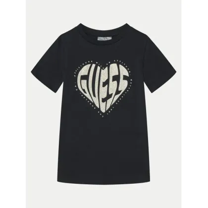 Zdjęcie Guess T-Shirt J5RI46 J1314 Czarny Regular Fit
