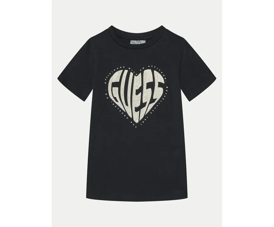 obrazek 1 Guess T-Shirt J5RI46 J1314 Czarny Regular Fit