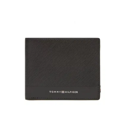Zdjęcie Tommy Hilfiger Duży Portfel Męski Th Foundation Mini Cc Wallet AM0AM13507 Czarny