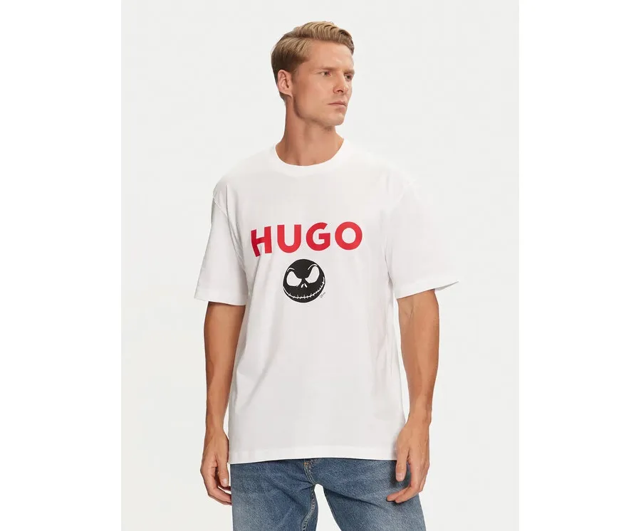 obrazek 1 HUGO T-Shirt 50537986 Biały Regular Fit