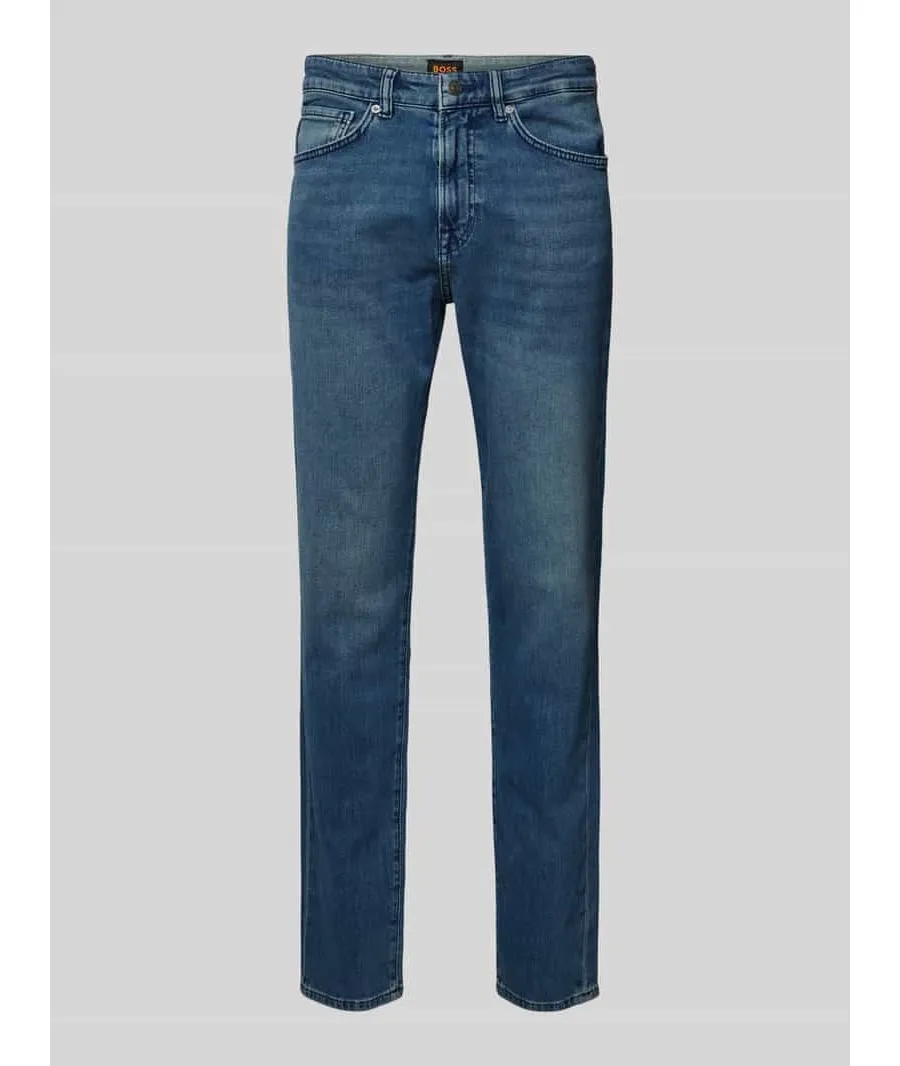 obrazek 1 Jeansy o kroju slim tapered fit z 5 kieszeniami model ‘ONYX’