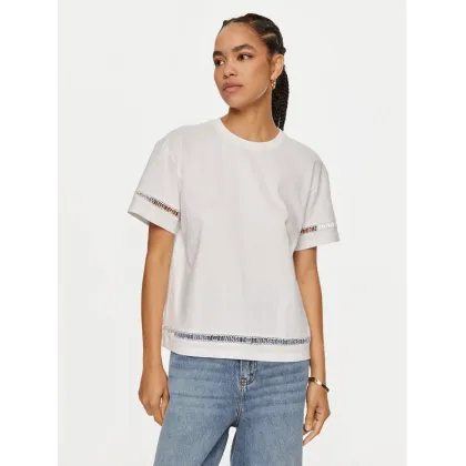Zdjęcie TWINSET T-Shirt 242TP2501 Biały Relaxed Fit