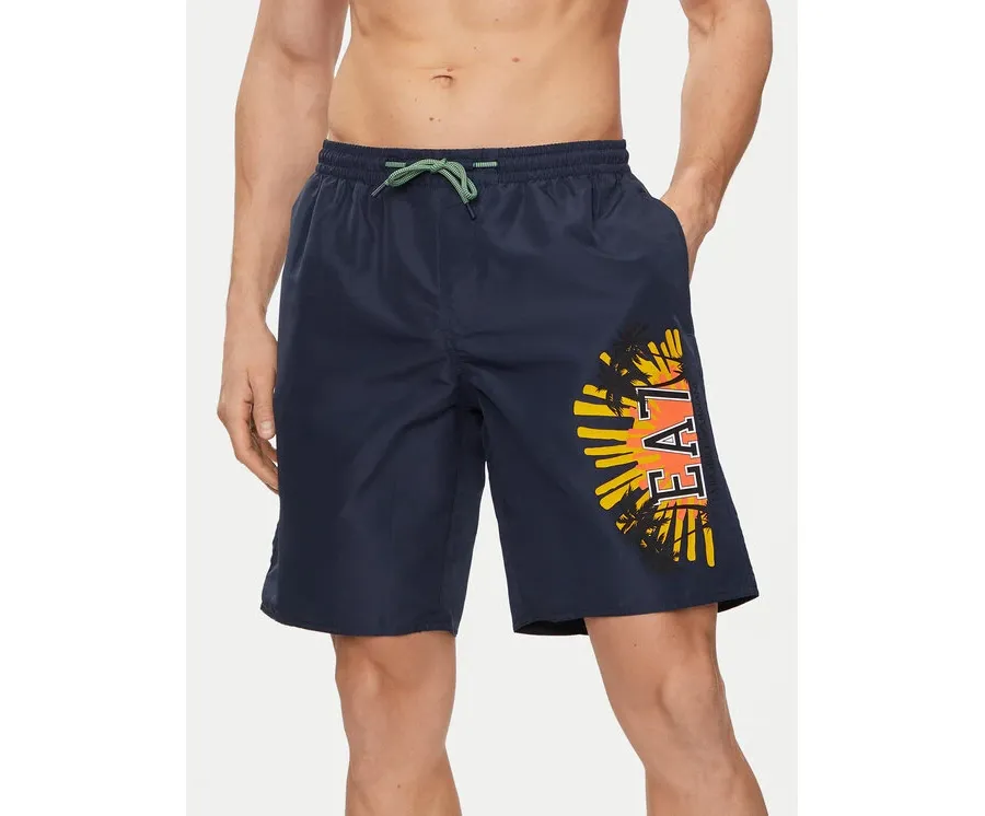 obrazek 1 EA7 Emporio Armani Szorty kąpielowe 902047 4R751 06935 Granatowy Regular Fit