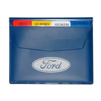 Zdjęcie Wykonane ze skóry ekologicznej etui na dokumenty z logo firmowym