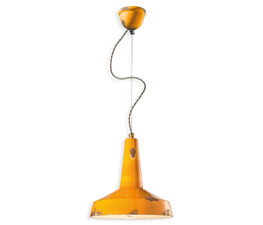 obrazek 2 Włoska duża lampa wisząca w stylu vintage o oryginalnym wzornictwie