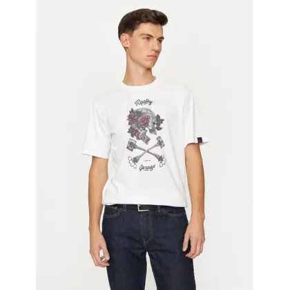Zdjęcie REPLAY T-Shirt M6954 .000.23740P Biały Regular Fit