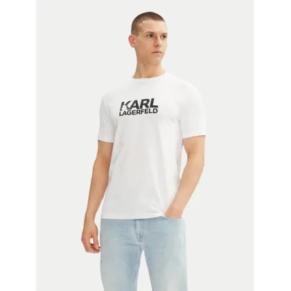 Zdjęcie KARL LAGERFELD T-Shirt 755087 552235 Biały Regular Fit
