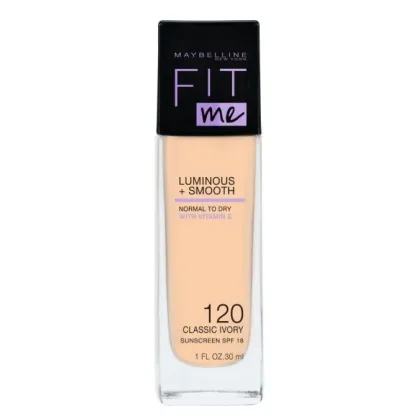 Zdjęcie Maybelline Fit Me Luminous & Smooth podkład do twarzy, 120 Classic Ivory Classic Ivory 30 ml