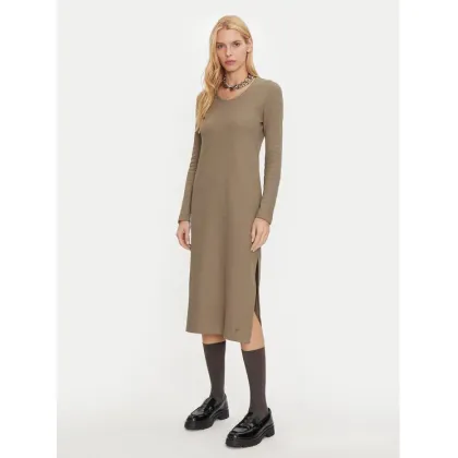 Zdjęcie Calvin Klein Jeans Sukienka dzianinowa J20J224165 Beżowy Slim Fit