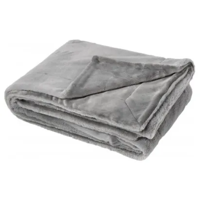 Zdjęcie Szary koc Mellow od francuskiego producenta