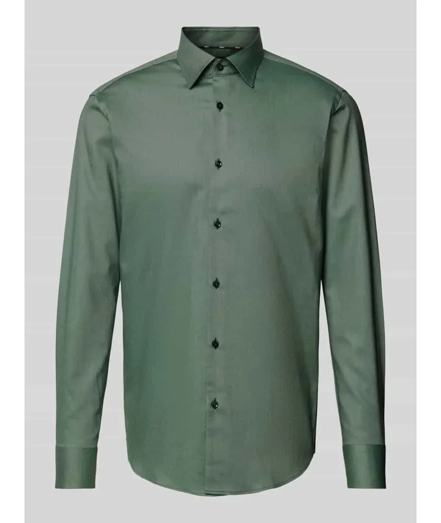 obrazek 1 Koszula biznesowa o kroju regular fit z listwą guzikową model ‘JOE’