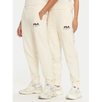 Zdjęcie Fila Spodnie dresowe Unisex Bovrup FAU0146 Écru Regular Fit
