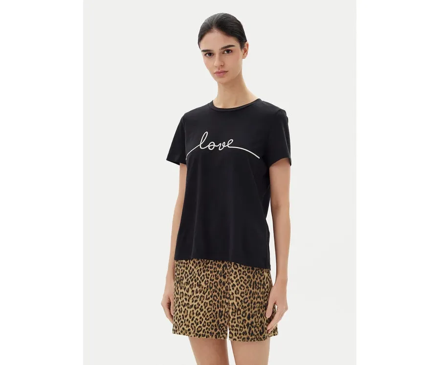 obrazek 1 Vero Moda T-Shirt Kami 10332587 Czarny Relaxed Fit