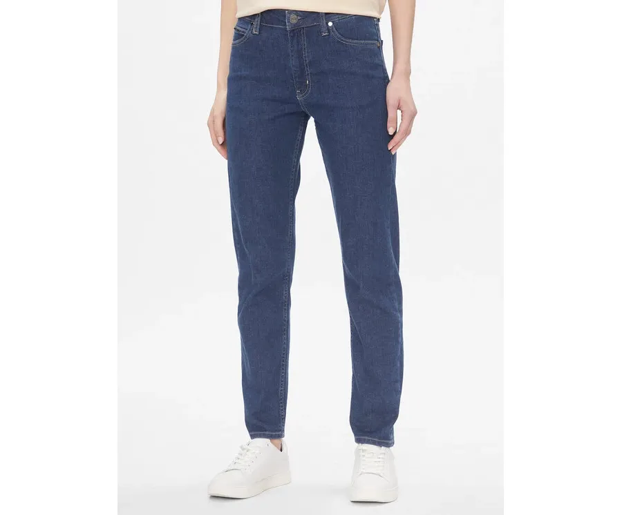 obrazek 1 Calvin Klein Jeansy Mid Rise Slim - Mid Blue K20K206780 Niebieski Slim Fit