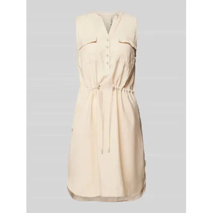 Zdjęcie Sukienka o długości do kolan z mieszanki wiskozy model ‘Roissin’