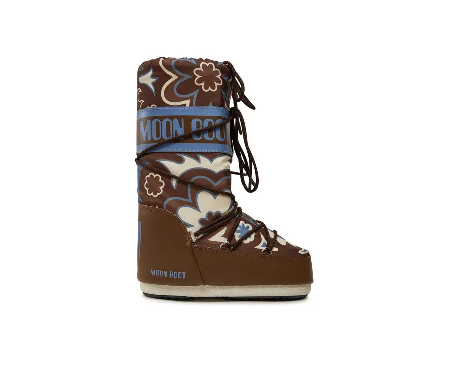 obrazek 1 Moon Boot Śniegowce Mb Icon Flower 80D1402940 Brązowy