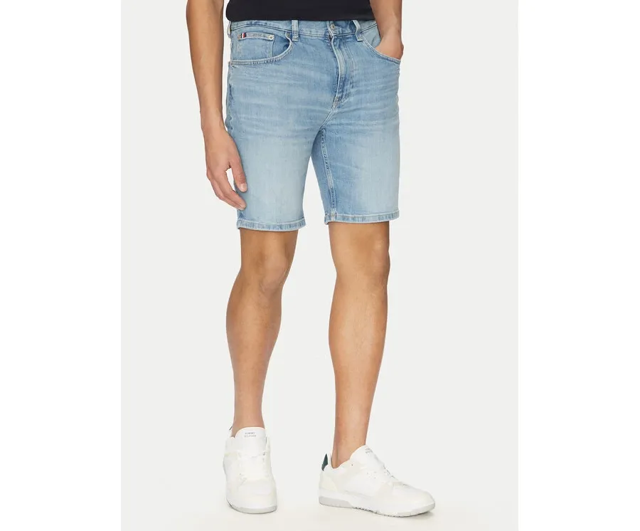 obrazek 1 Tommy Hilfiger Szorty jeansowe Brooklyn MW0MW39195 Niebieski Slim Fit