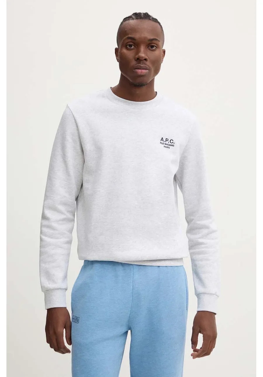obrazek 1 A.P.C. bluza standard rue madame GOTS kolor szary z aplikacją COHBV.M27913