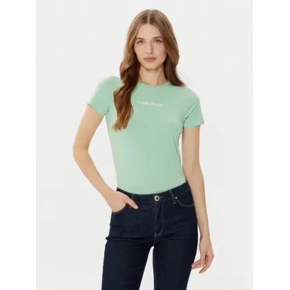 Zdjęcie Guess Jeans T-Shirt W4YI01 J1314 Zielony Regular Fit