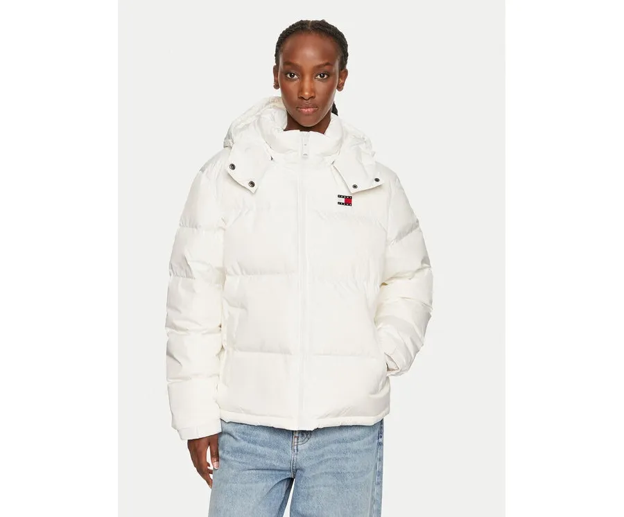 obrazek 1 Tommy Jeans Kurtka puchowa Alaska DW0DW18610 Biały Regular Fit