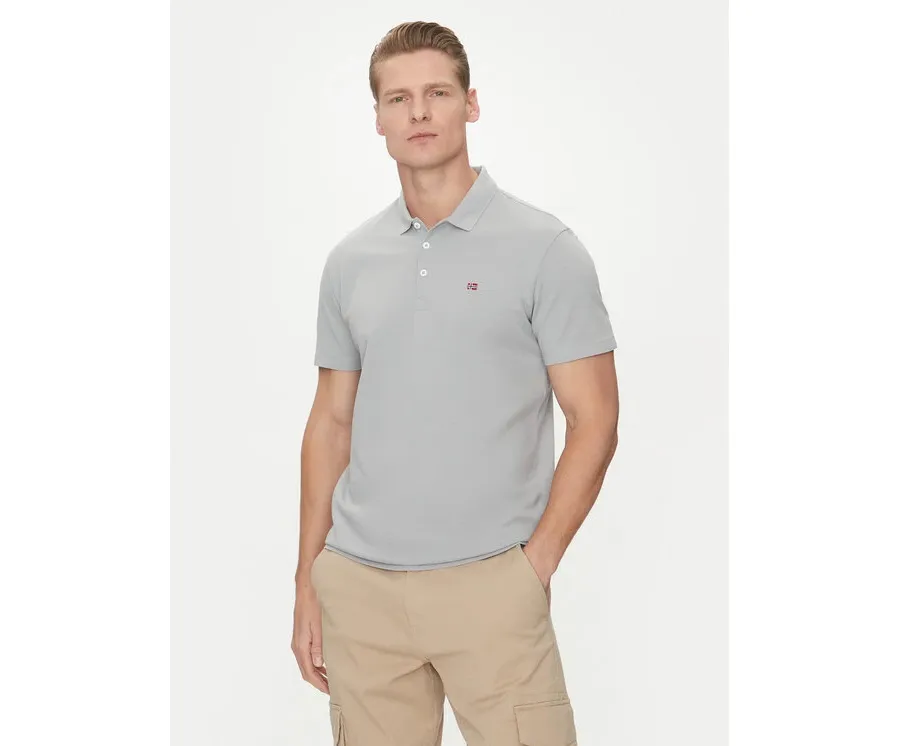 obrazek 1 Napapijri Polo Ealis NP0A4H8B Szary Regular Fit