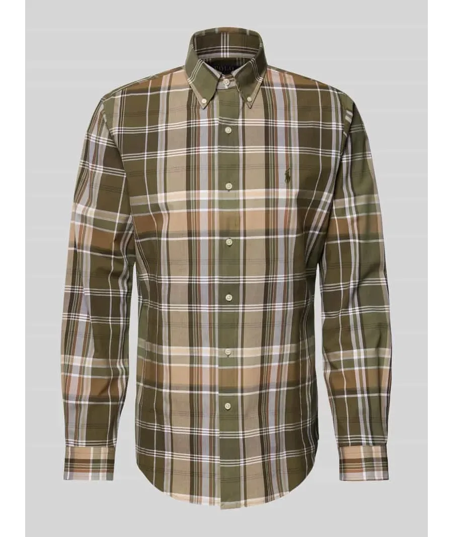 obrazek 1 Koszula casualowa o kroju custom fit z kołnierzykiem typu button down