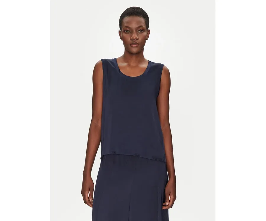obrazek 1 ViCOLO Bluzka TD0006 Granatowy Relaxed Fit