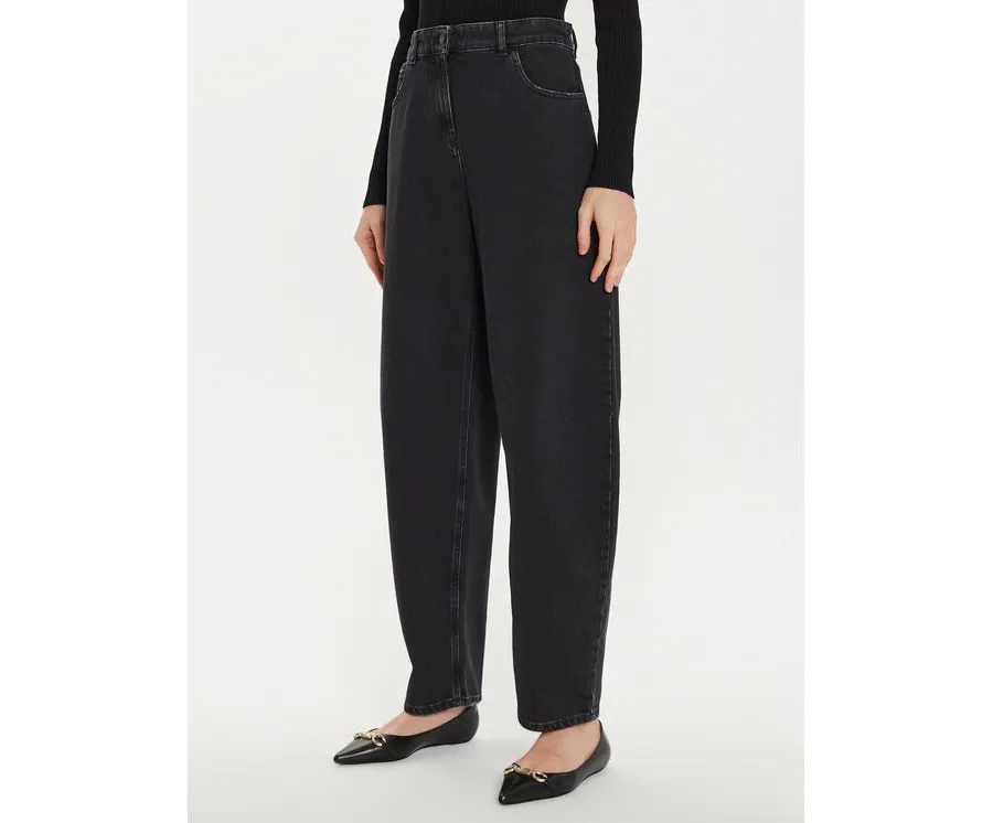 obrazek 1 TWINSET Jeansy 242AT2274 Czarny Carrot Fit