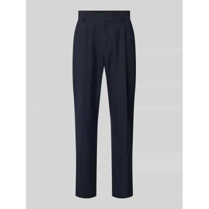 Zdjęcie Spodnie z zakładkami w pasie model ‘Obey’