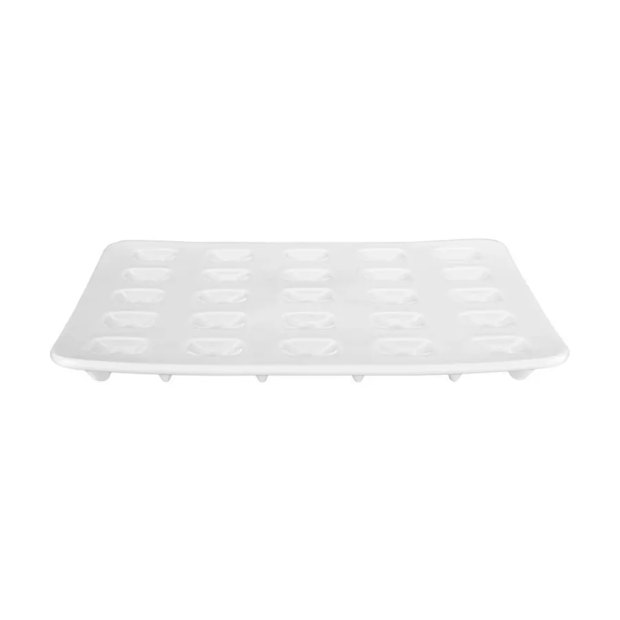 obrazek 3 Biała porcelanowa taca ociekowa 20x20 cm - Seltmann Weiden