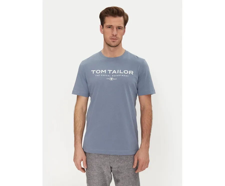 obrazek 1 Tom Tailor T-Shirt 1045773 Niebieski Regular Fit