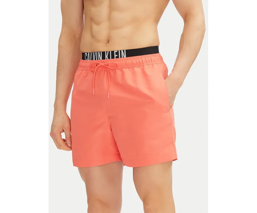 obrazek 1 Calvin Klein Swimwear Szorty kąpielowe KM0KM01093 Różowy Regular Fit