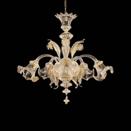 Zdjęcie Oryginalny żyrandol wykonany ręcznie ze szkła murano - prosto z Włoch