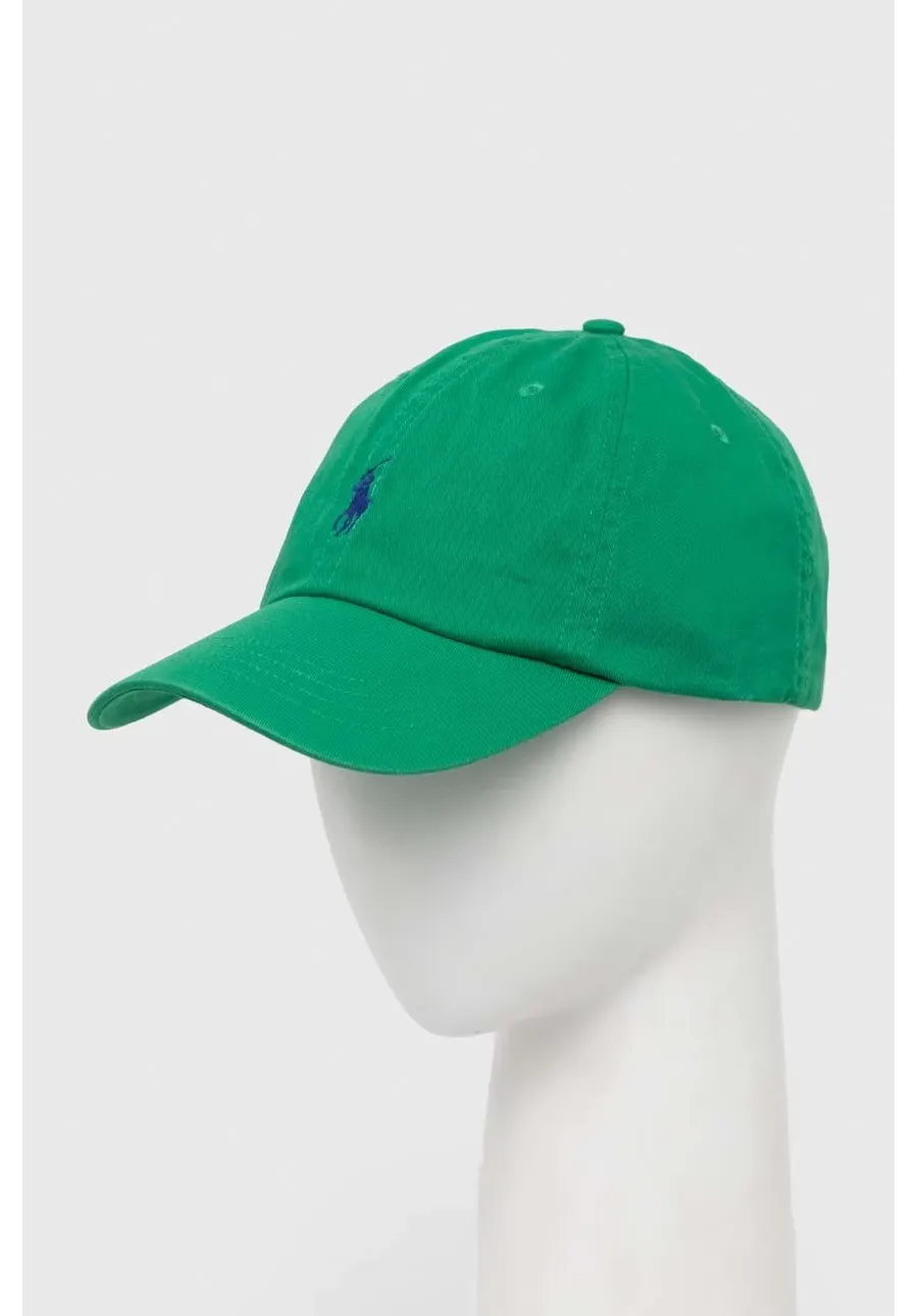 obrazek 1 Polo Ralph Lauren czapka z daszkiem bawełniana kolor zielony 710667709