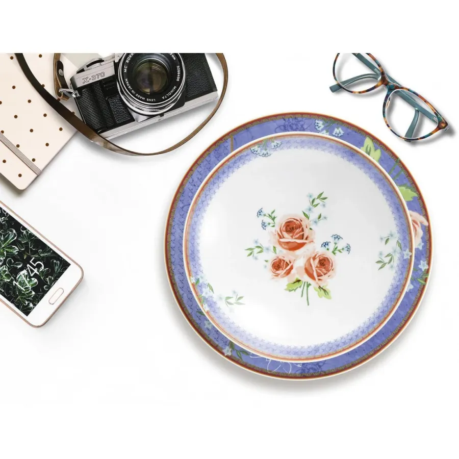 obrazek 5 Piękna porcelanowa filiżanka do kawy zdobiona  motywem róży - Seltmann Weiden