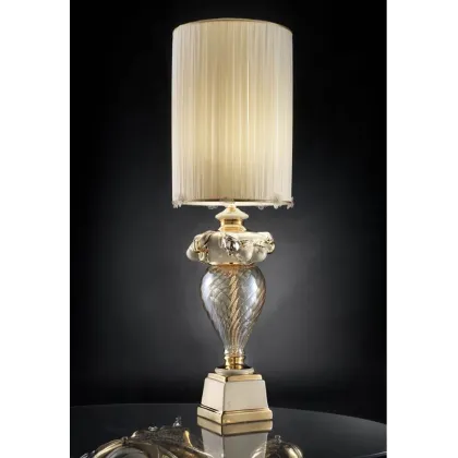 Zdjęcie Elegancka salonowa lampa z ceramiki