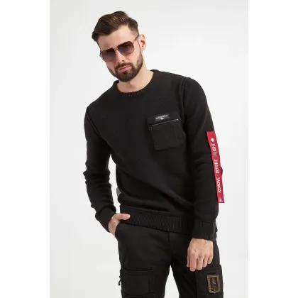 Zdjęcie Sweter męski wełniany AERONAUTICA MILITARE Aeronautica Militare