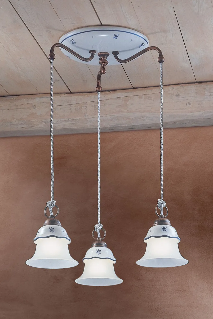 obrazek 2 Stylowa włoska lampa wisząca w stylu klasycznym