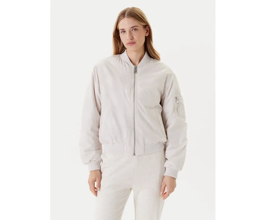 obrazek 1 Guess Kurtka bomber W5YL08 WHDK2 Écru Regular Fit